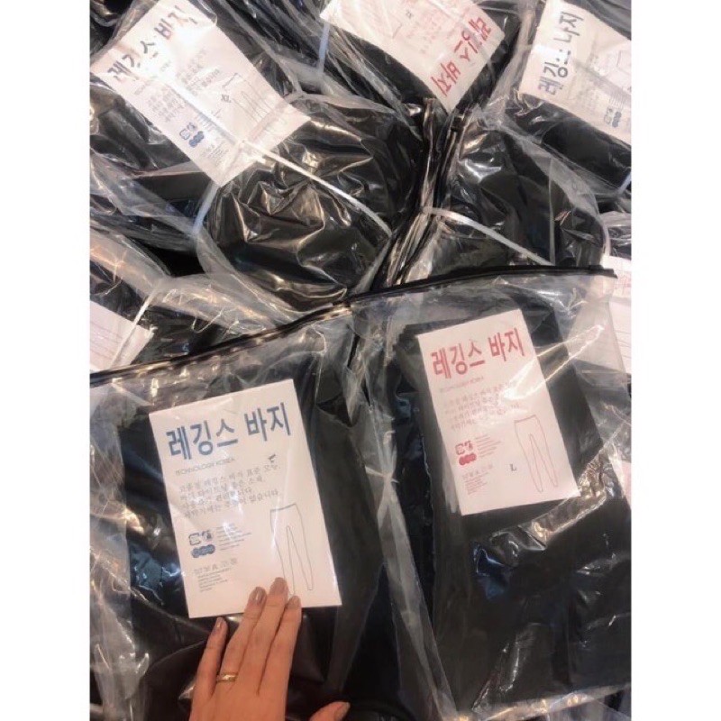 Quần bó legging đen xuất Hàn
