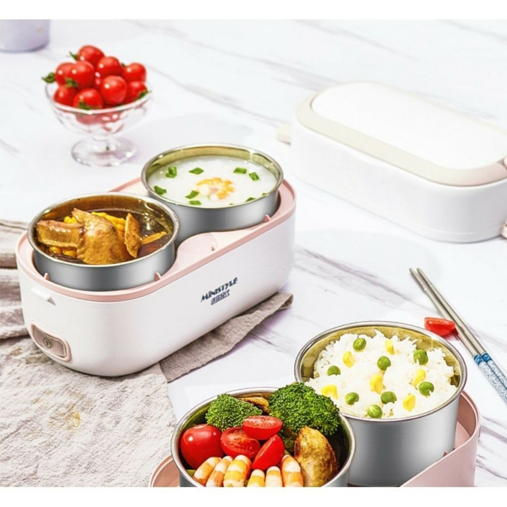 (BH 1 đổi 1) Hộp cơm cắm điện đa năng KR 315- Cắm Điện 3 Tầng, 4 Bát Inox, Giữ Nhiệt, Hâm Nóng Thức ăn- KARA 315 | BigBuy360 - bigbuy360.vn