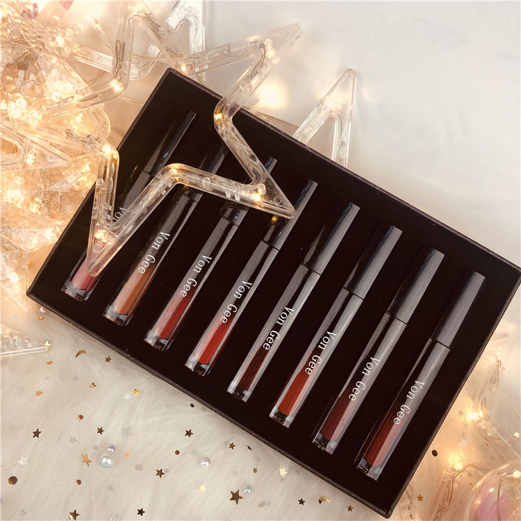 (Hàng Mới Về) Set 8 Son Môi Không Phai Không Dính Cốc Màu Trắng Mờ Thời Trang | BigBuy360 - bigbuy360.vn