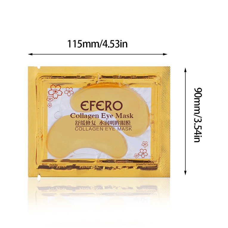 Mặt nạ mắt collagen vàng 24K chống nếp nhăn lão hóa và quầng thâm | BigBuy360 - bigbuy360.vn