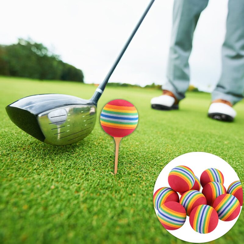 Bóng golf bằng xốp nhiều màu, tập luyện golf trong nhà