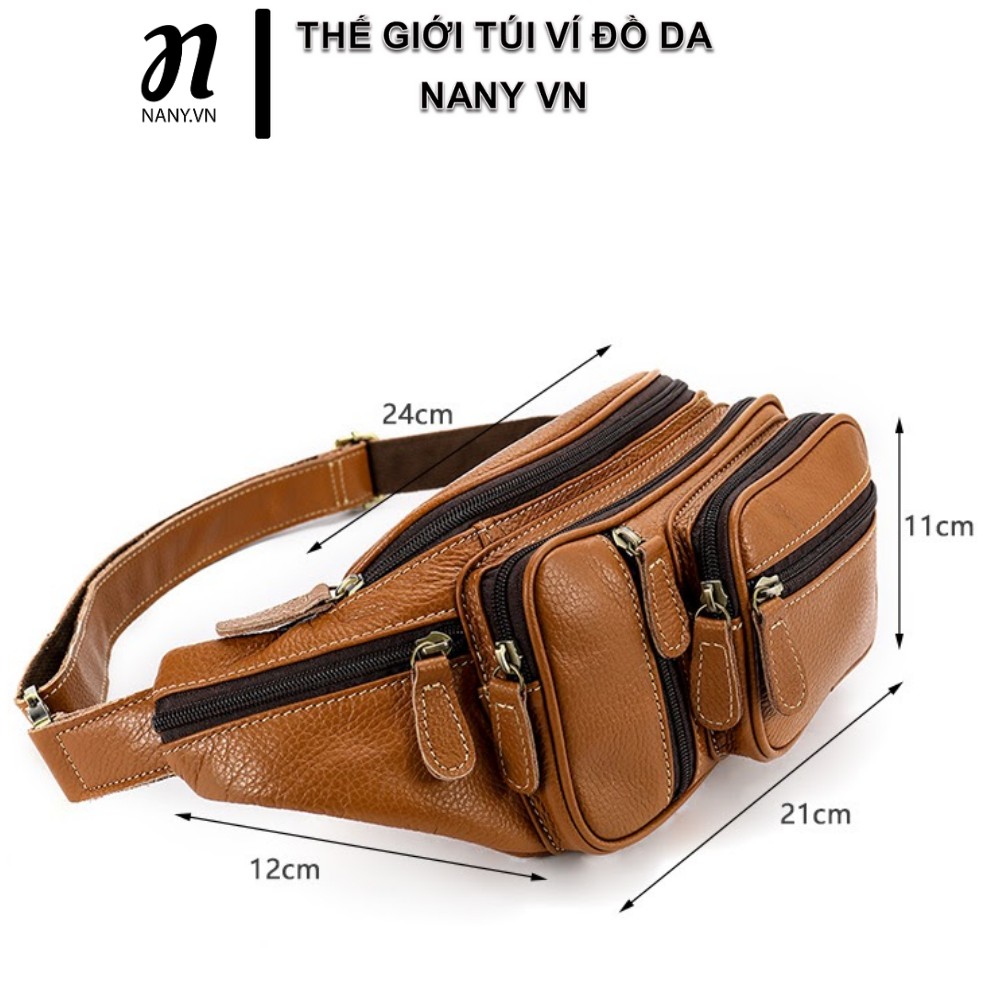 Túi Đeo Hông Da Bò Cao Cấp, Thiết kế Mới Lạ Ấn Tượng, Phong Cách Năng Động T126 - Kèm quà tặng hấp dẫn | BigBuy360 - bigbuy360.vn