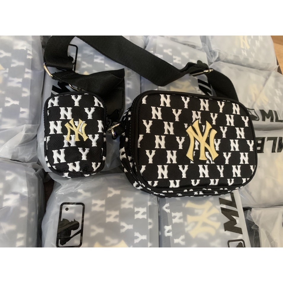 Túi đeo chéo MLB. Monogram chữ thêu Unisex nam nữ 2022