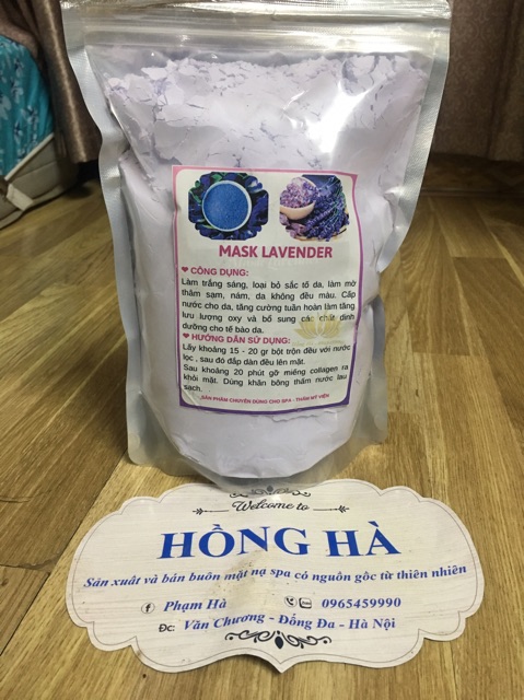 100gr Mặt nạ hoa oải hương Lavender (mask dẻo) hàng HandMade