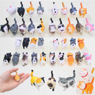 Set 9 Mô Hình Mèo Xinh Xắn Chất Liệu PVC  Cartoon Kawaii Cats Small Bell Action Figure Toy