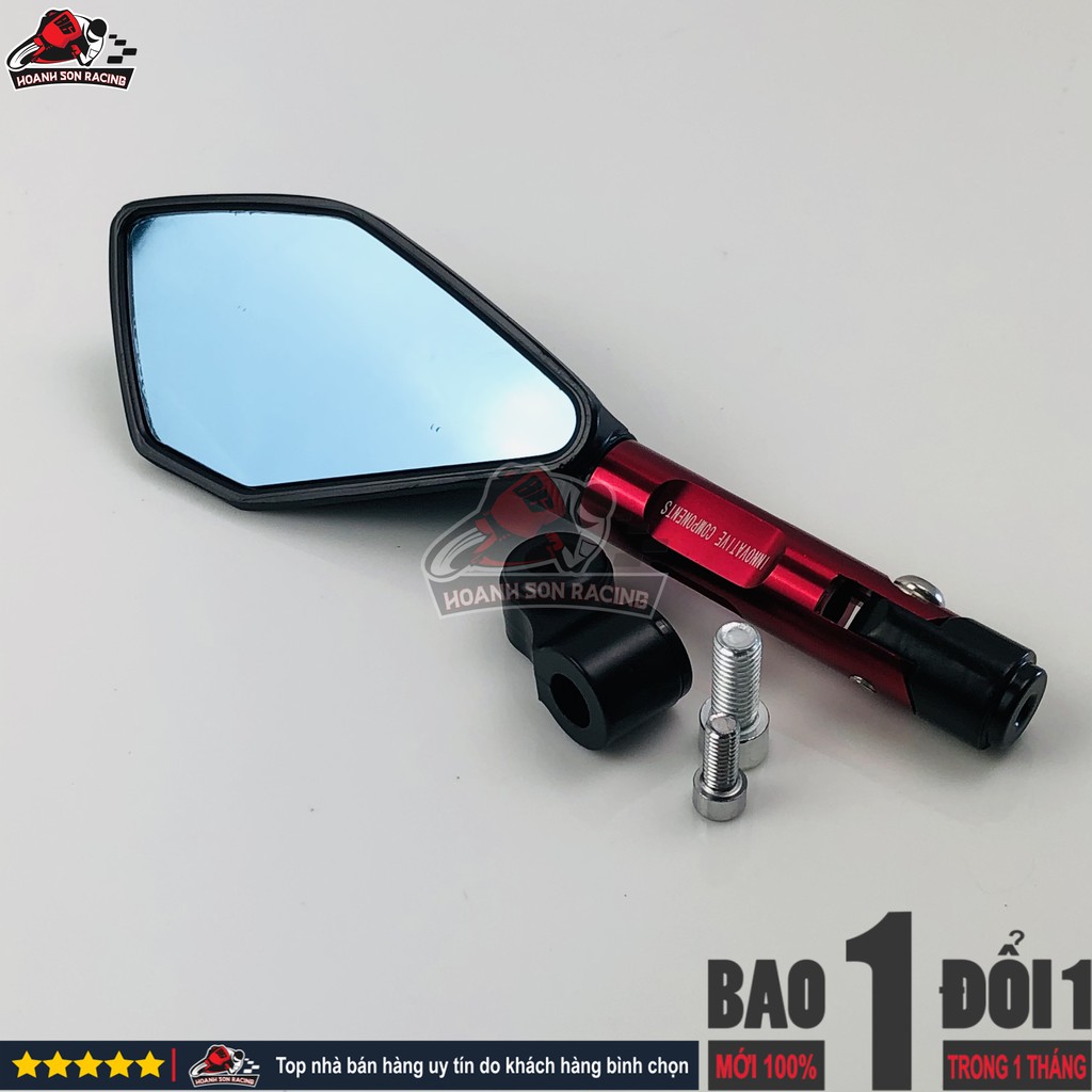 Gương 5 cạnh rizoma hơp kim nhôm nguyên khối cao cấp fullsystem  nhập khẩu bởi Hoành Sơn Racing