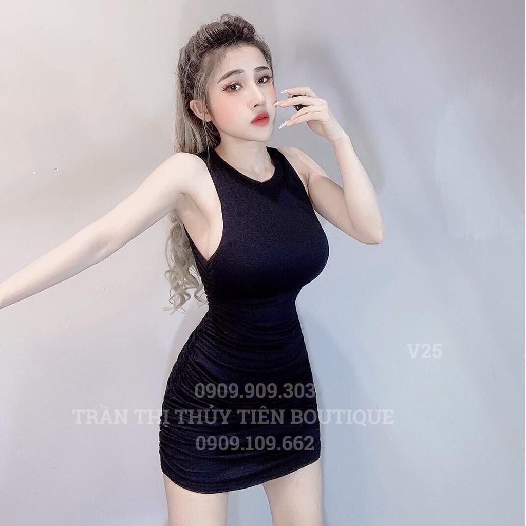 [MẪU MỚI] Đầm Body Sát Nách Nhún Sườn Thun Borip Thích Hợp Mặc Đi Tiệc Đi Làm Đi Chơi Phù Hợp Với Mọi Phong Cách | BigBuy360 - bigbuy360.vn