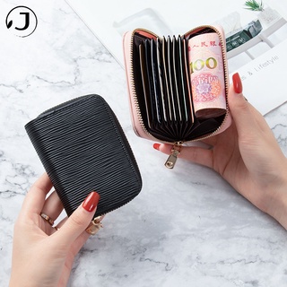 Ví Đựng Thẻ Bằng Da Mini Cầm Tay Nhiều Ngăn Thời Trang Cho Nữ