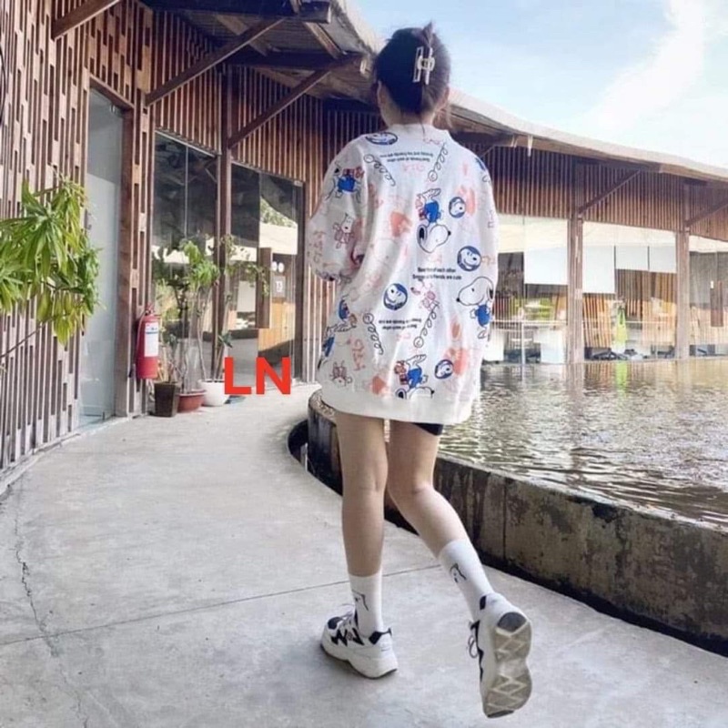 Áo khoác nỉ cadigan cún toàn thân LN11 | BigBuy360 - bigbuy360.vn
