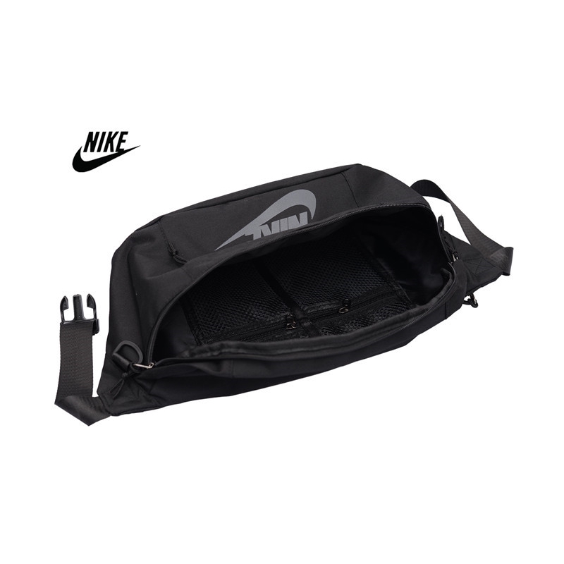 Túi đeo chéo Nike màu đen thời trang mùa thu cho nam và nữ