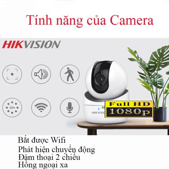 Camera IP 2M WIFI HIKVISION_Q21FD_1080P xoay 360 độ, hình ảnh full HD, chống Ngược Sáng Tốt – Bảo hành 24 tháng