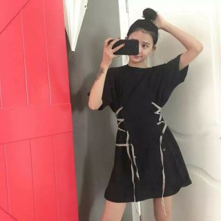 Váy đan dây 2 bên hông