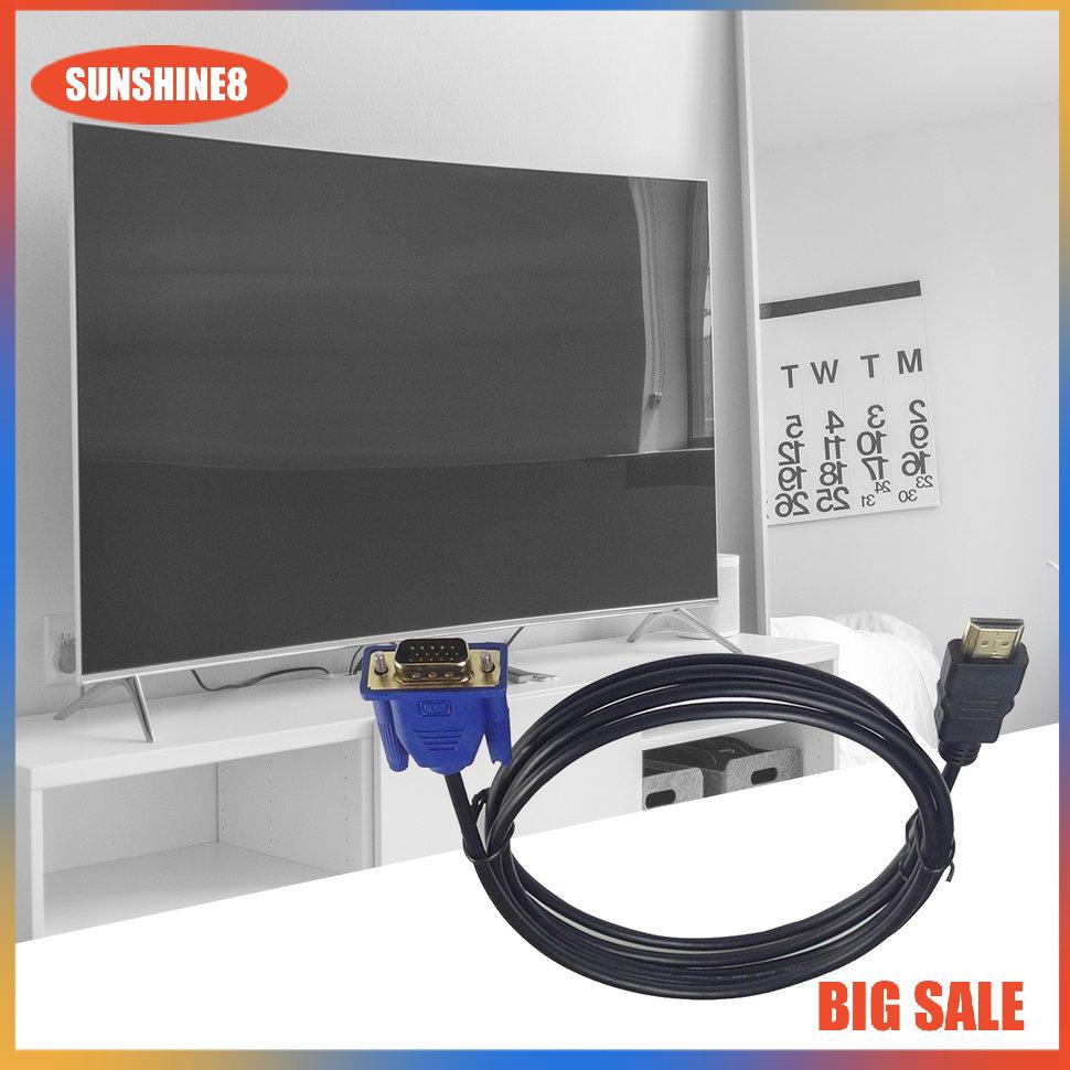 Cáp Chuyển Đổi Hdmi Sang Vga D-Sub 1m Cho Hdtv Pc