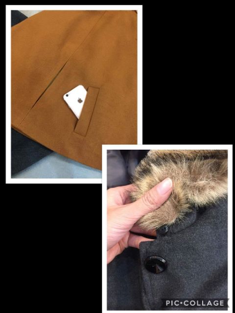 ÁO DẠ CAPE MŨ LÔNG - Mã A18 | BigBuy360 - bigbuy360.vn