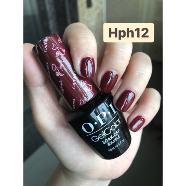 Sale 50% Sơn Gel  OPI HPH12 Đỏ  Đô