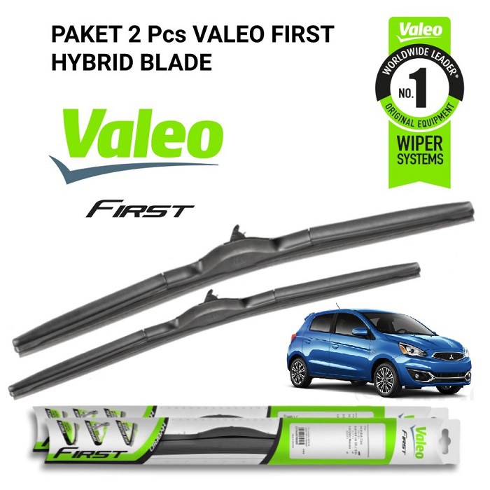 Cần Gạt Nước Valeo First Hybrid Mitsubishi Mirage 2012-on 22 "& 14"