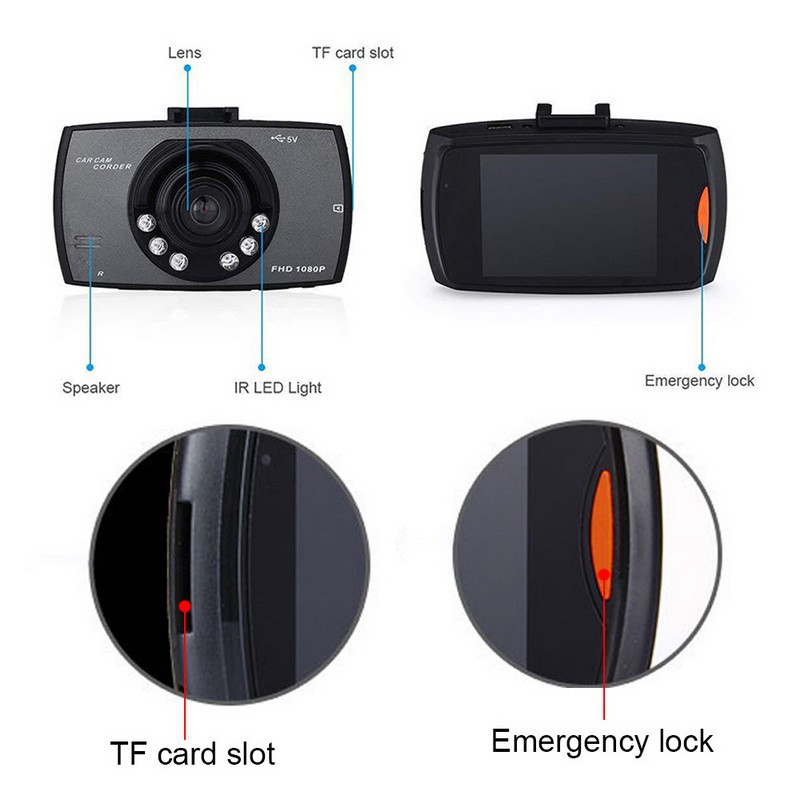 Camera Hành Trình Xe Hơi 2.2 Inch Hd 1080p 90 Độ | BigBuy360 - bigbuy360.vn