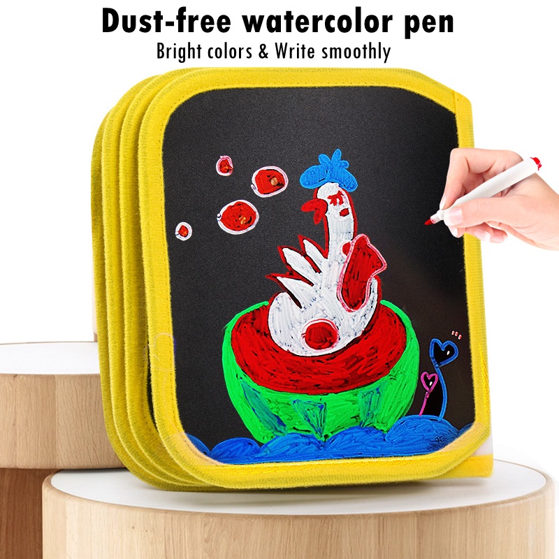 Sổ Vẽ Graffiti Hai Mặt Có Thể Xóa Được Dành Cho Trẻ Em