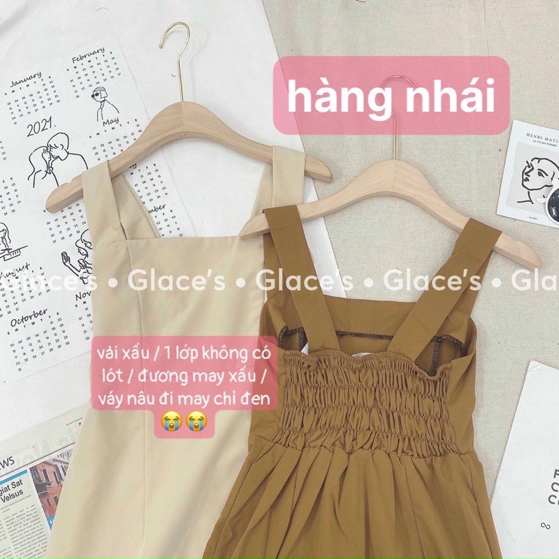 [HOT TREND+Ảnh video thật] Váy hai dây bản to ⚡ FREESHIP⚡ Váy hai dây dáng body ôm nhẹ,bo chun lưng, phong cách Hàn Quốc | BigBuy360 - bigbuy360.vn