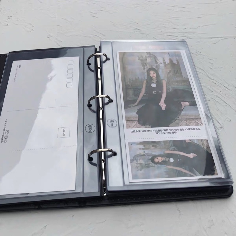 Binder SE kích thước A6 3 còng kèm 20 sheet 3 ô có sẵn