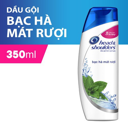 Dầu gội Head & Shoulders bạc hà mát rượi 350ml