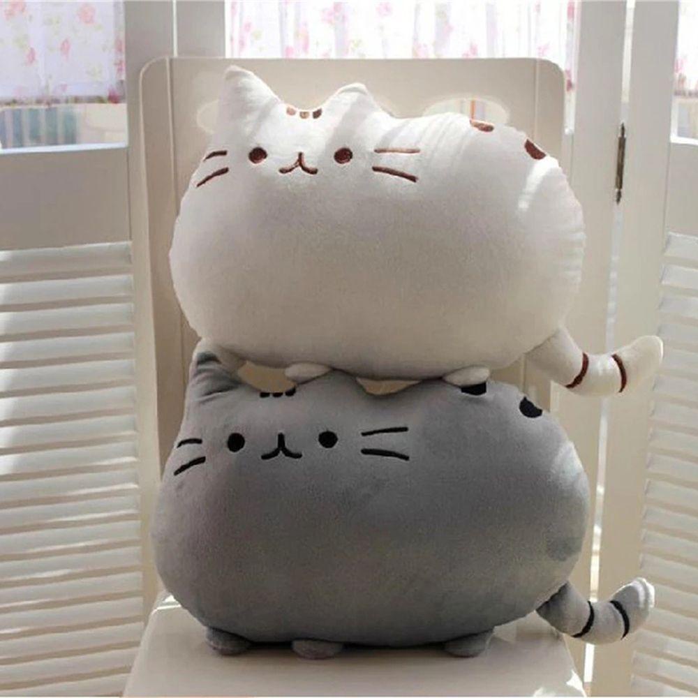 Mèo Nhồi Bông Mềm Mại Có Khóa Kéo Dễ Thương