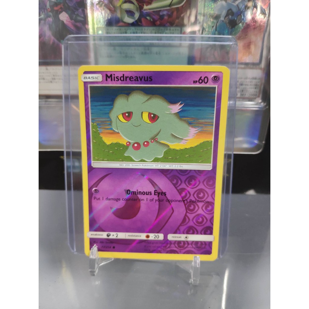 [ Dưa Hấu Yugioh ] Lá bài thẻ bài Pokemon Misdreavus