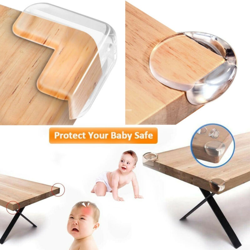 10 cái Đệm góc an toàn Bảo vệ cho trẻ em Bàn kính Bàn làm việc Cạnh bàn