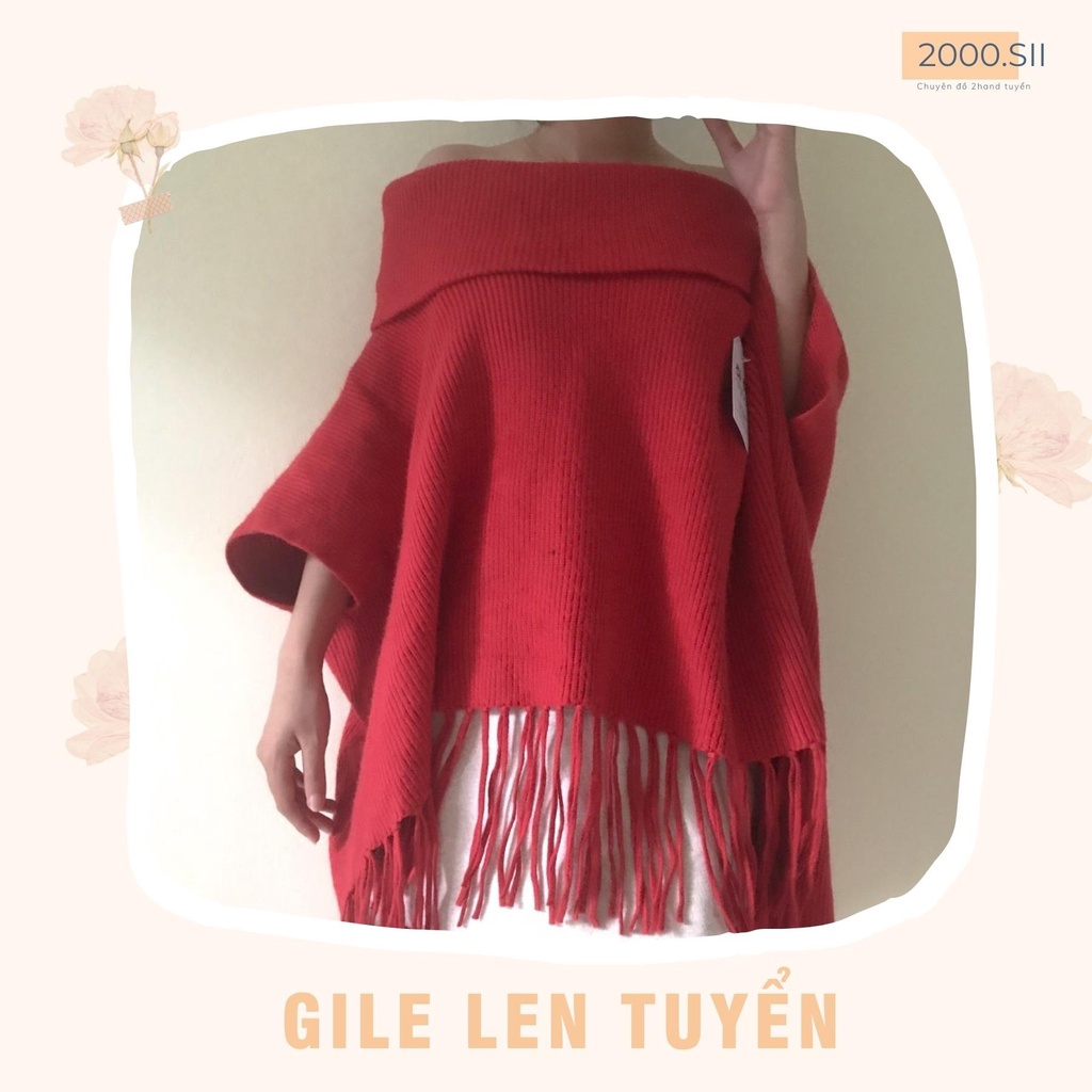 ÁO GILE LEN 2HAND Đà Lạt giá rẻ - Hàng si tuyển, chất đẹp, style Hàn Quốc, ảnh thật shop chụp