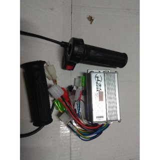 Combo chế xe điện scooter driff 36v 3 pha gồm : ic 36v + tay ga có nút
