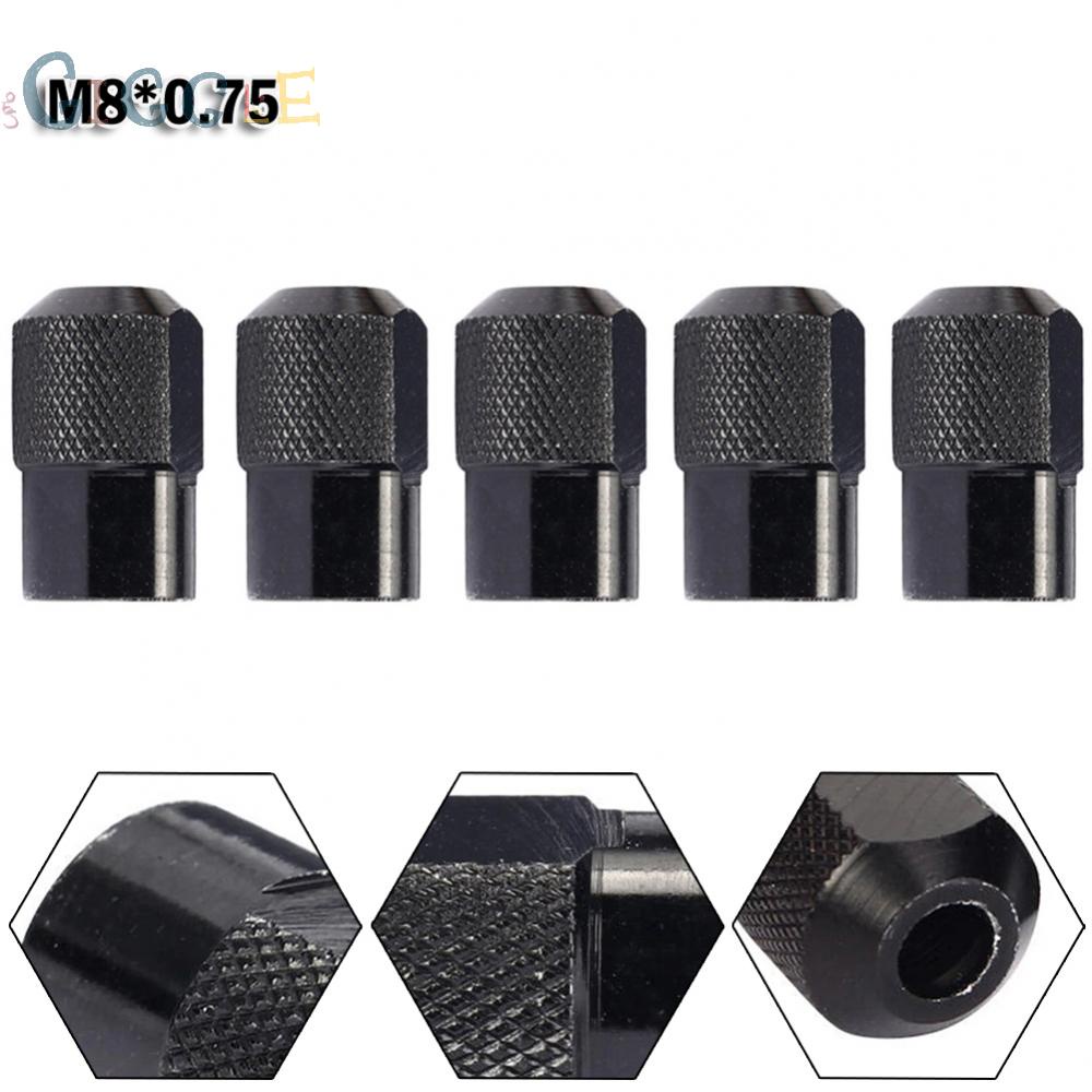 Set 5 Đầu Kẹp Mũi Khoan Mini M8X075mm Bằng Hợp Kim Kẽm