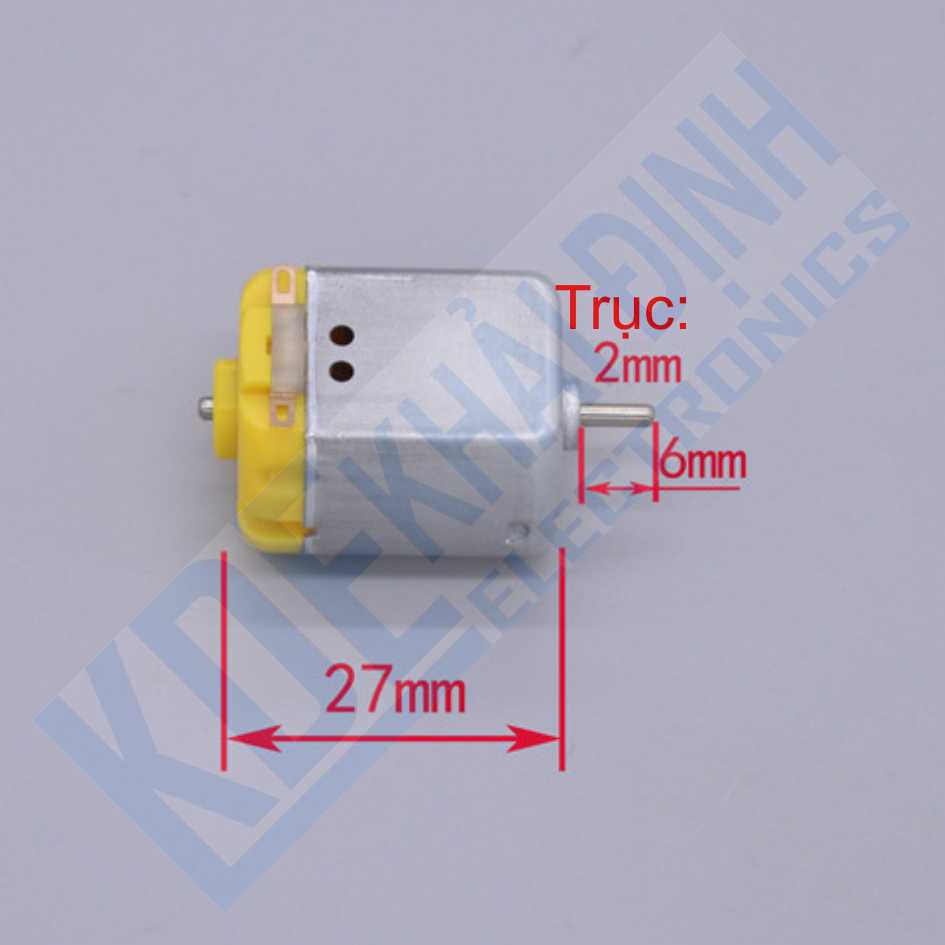 3 cái Động cơ đồ chơi, Mini 260, trục 2mm kde2541