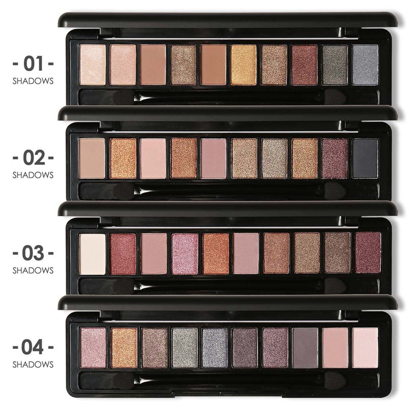 Bộ trang điểm 4 món FOCALLURE bảng phấn mắt + bút kẻ mắt + mascara + cọ trang điểm chuyên nghiệp  150g/1pc | BigBuy360 - bigbuy360.vn