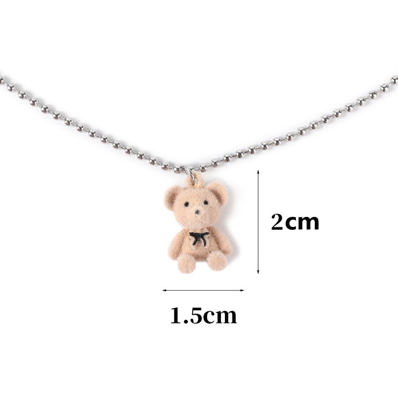 Vòng cổ mặt gấu bông dễ thương thời trang cho nữ