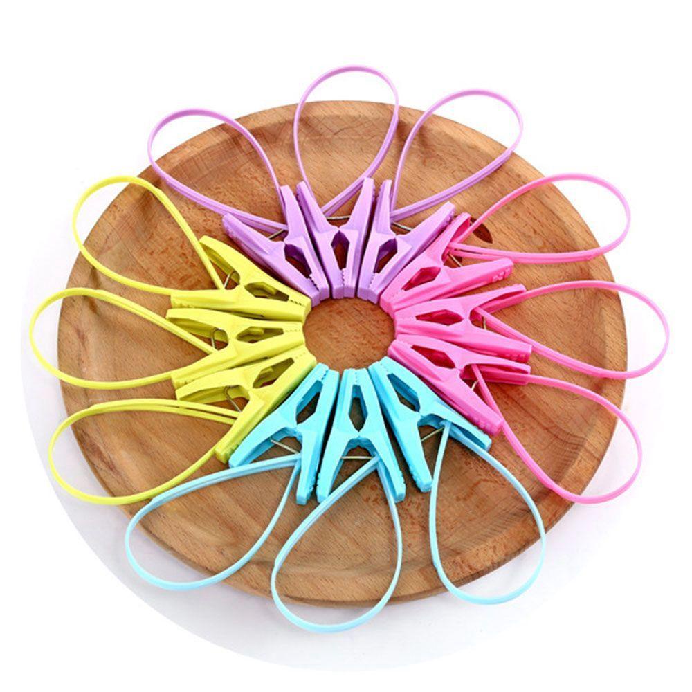 Kẹp Phơi Quần Áo / Chăn Mền Nhiều Màu Tiện Dụng Mang Theo Du Lịch