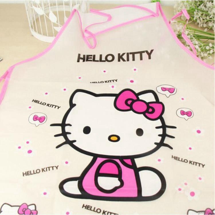 Tạp dề họa tiết mèo Hello Kitty đáng yêu 70cm * 50CM