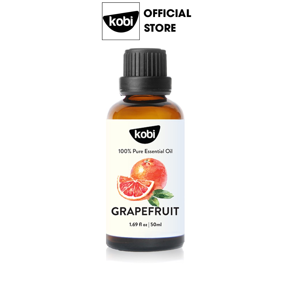 Tinh dầu Bưởi Hồng Kobi Grapefruit essential oil giúp thơm phòng, kích thích mọc tóc hiệu quả - 50ml