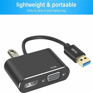 Bộ chuyển đổi usb 3.0 sang hdmi vga 4k độ phân giải cao
