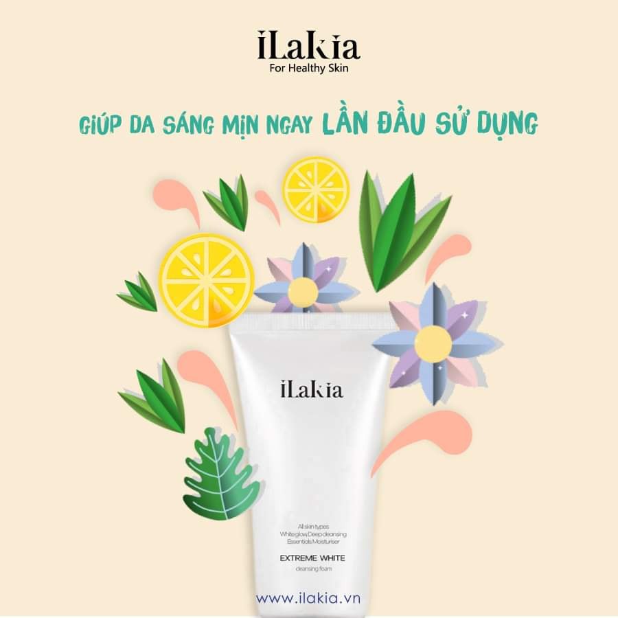 Sữa Rửa Mặt Trắng Da ILAKIA Sửa Rửa Mặt Se Khít Lỗ Chân Lông Dịu Nhẹ Cho Nam Nữ Chính Hãng Hàn Quốc | BigBuy360 - bigbuy360.vn