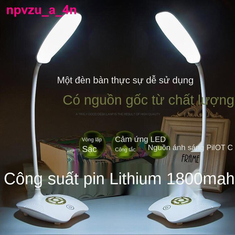 LED đèn bàn bảo vệ mắt học tập USB có thể sạc lại kẹp nhỏ mini phòng ngủ cạnh giường sinh viên đại viết