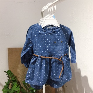 Váy bò chấm bi Primark