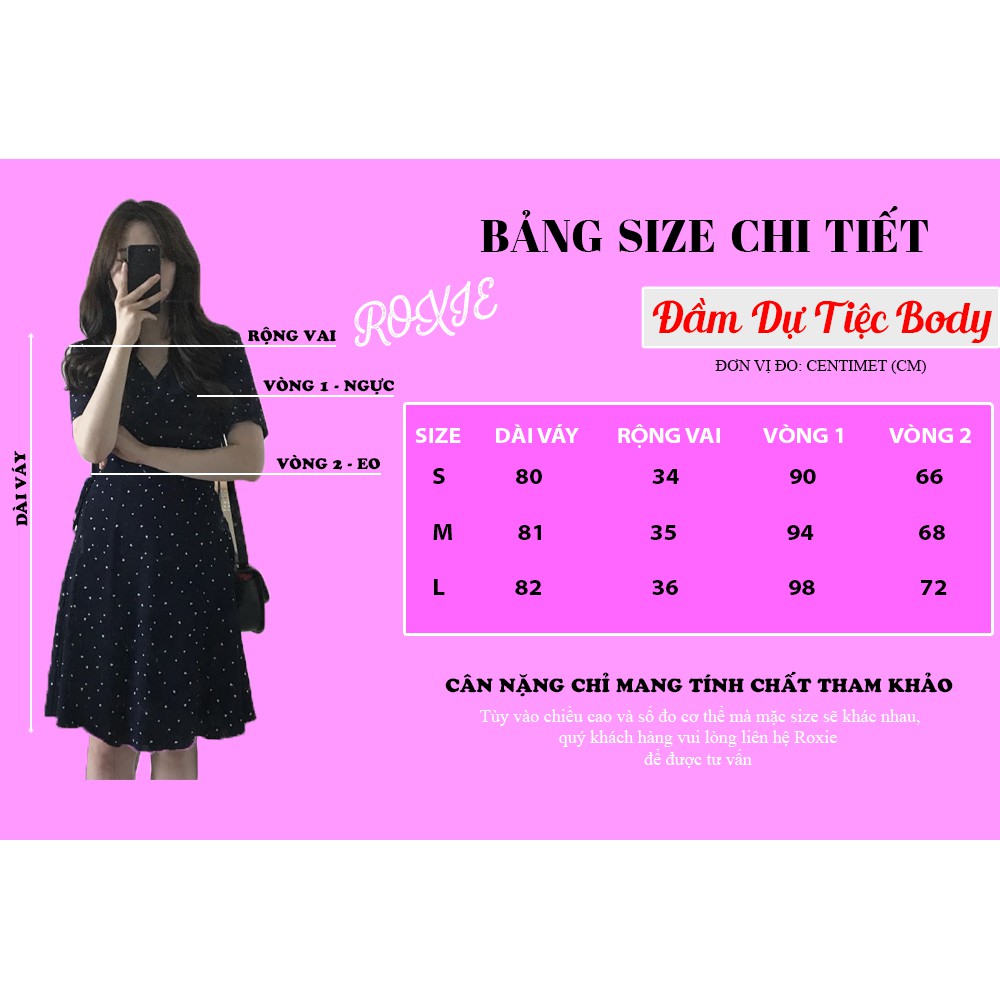 Đầm ulzzang dáng suông tiểu thư ngắn tay cổ tim họa tiết trái tim phong cách Hàn Quốc V09 - Roxie | BigBuy360 - bigbuy360.vn