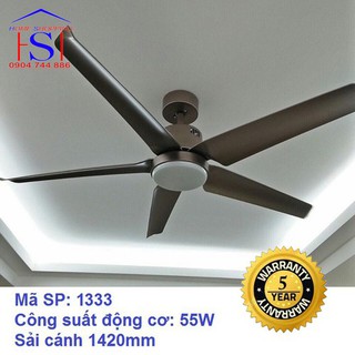 Quạt đèn trần trang trí -  Quạt đèn trần