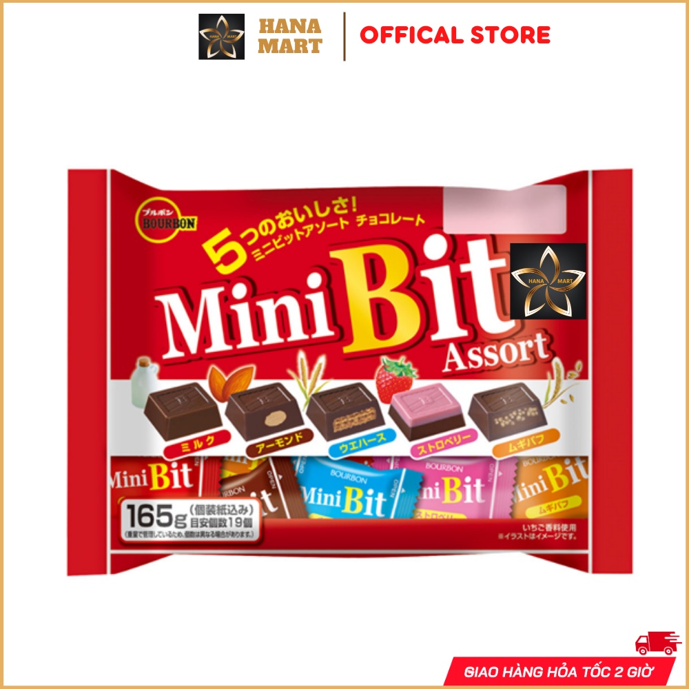 Socola Mini Bit mix vị hỗn hợp 139g nội địa Nhật Bản