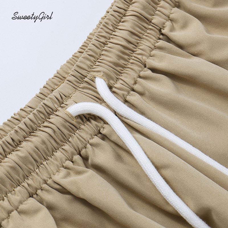 Quần Dài Lưng Cao Màu Trơn Dáng Rộng Thời Trang 2022 Cho Nữ