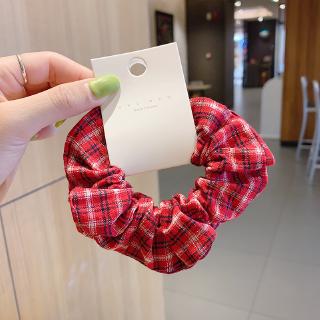 INS Scrunchies Dây buộc tóc hoa