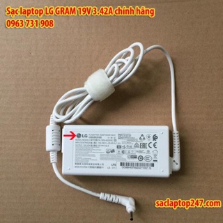 Sạc latop LG gram 19v3.42A - 2.53A chính hãng