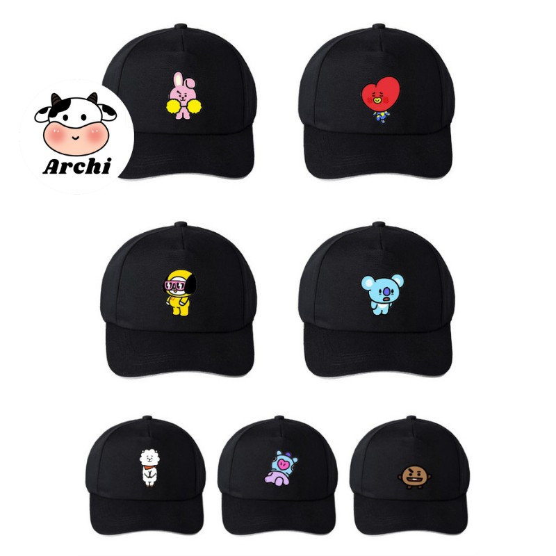 Mũ lưỡi trai linh vật BTS