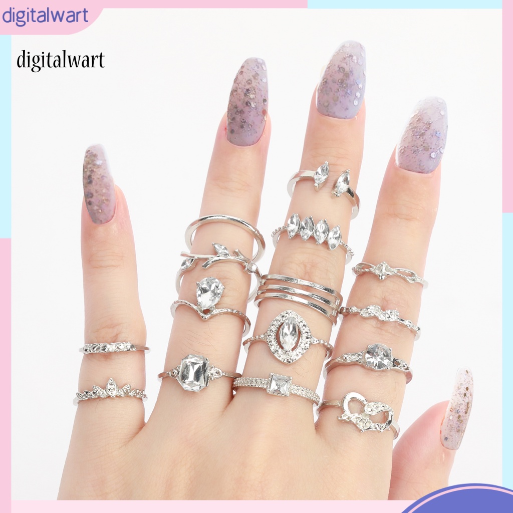 Kỹ Thuật Số| Set 15 Nhẫn Đốt Ngón Tay Phong Cách Bohemian