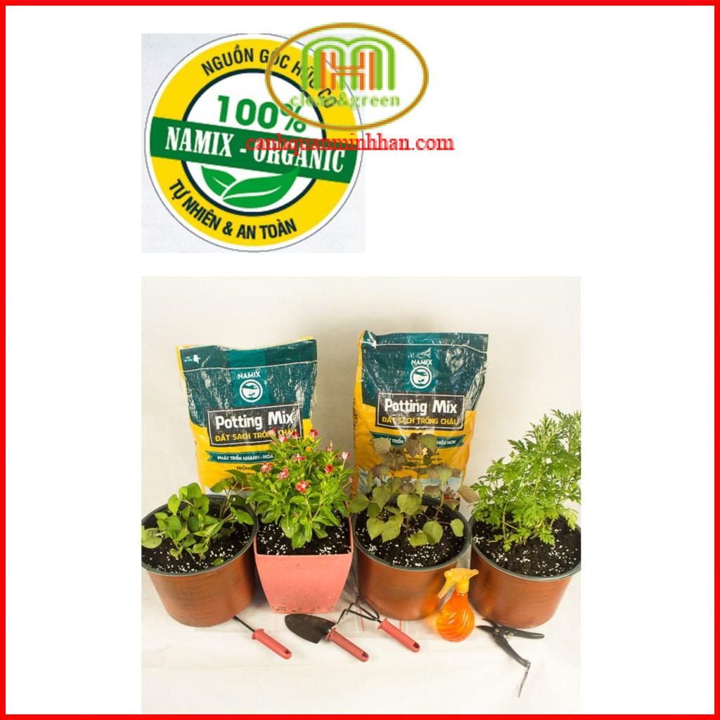 Đất namix trồng rau sạch hữu cơ cao cấp 20dm3 khoảng 15kg